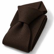 Brown Grenadine Tie