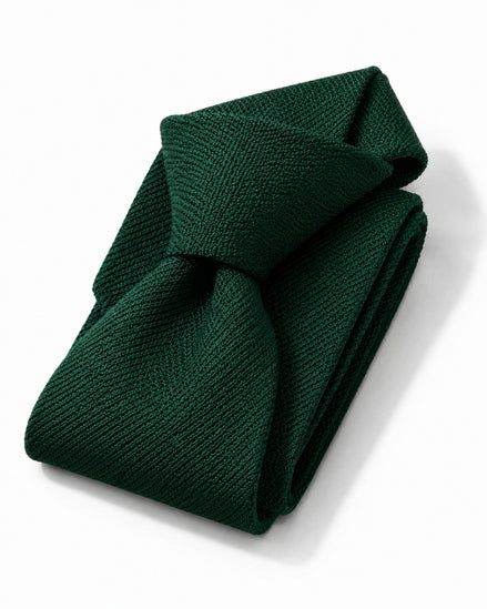 Forest Green Grenadine Tie
