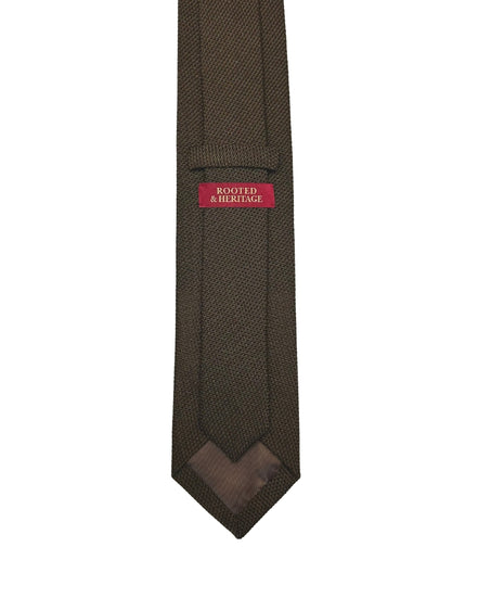 Brown Grenadine Tie