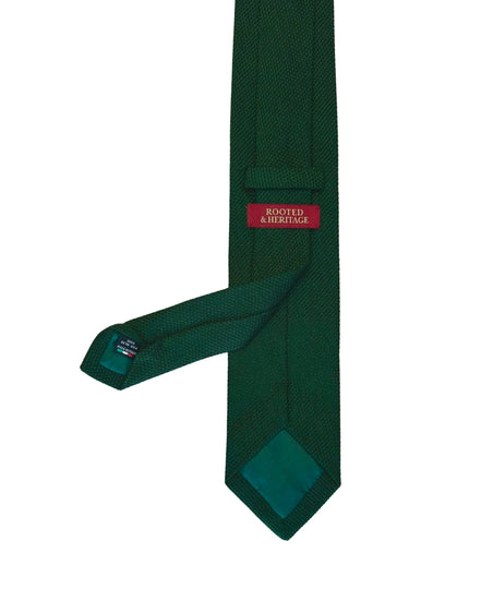 Forest Green Grenadine Tie